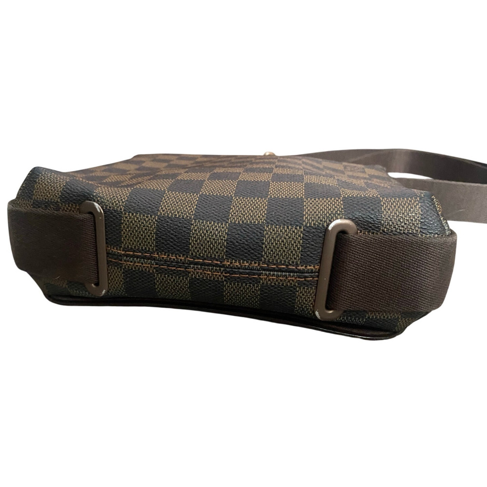 Louis Vuitton Brooklyn PM Damier Ebene Messenger Crossbody Bag Brown Unisex - Picture 11 of 16